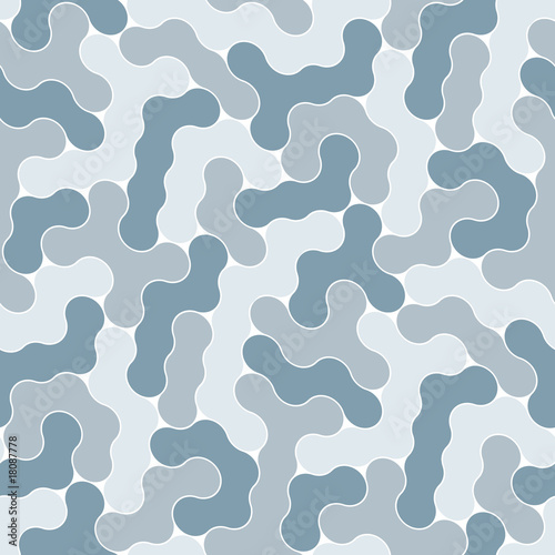 Seamless blue textile pattern