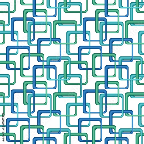 Green tiles. Seamless vector pattern