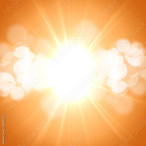 Hot summer sun