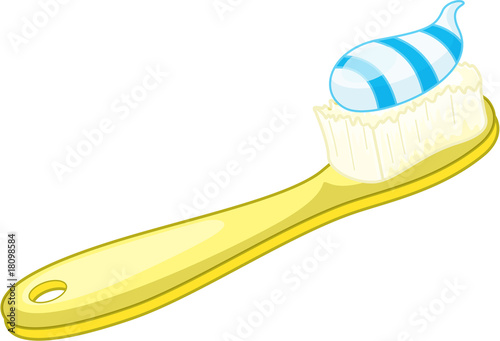 tooth brush and paste