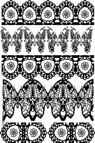 set of lace design