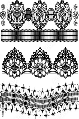 set of lace design