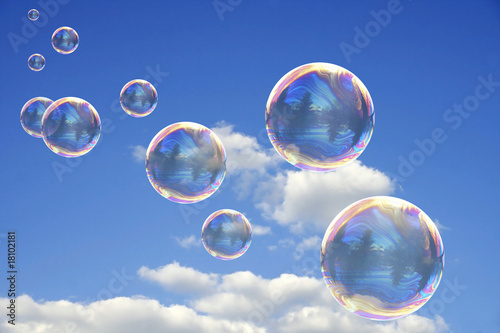 Colorful Soap Bubbles