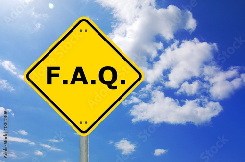 faq sign