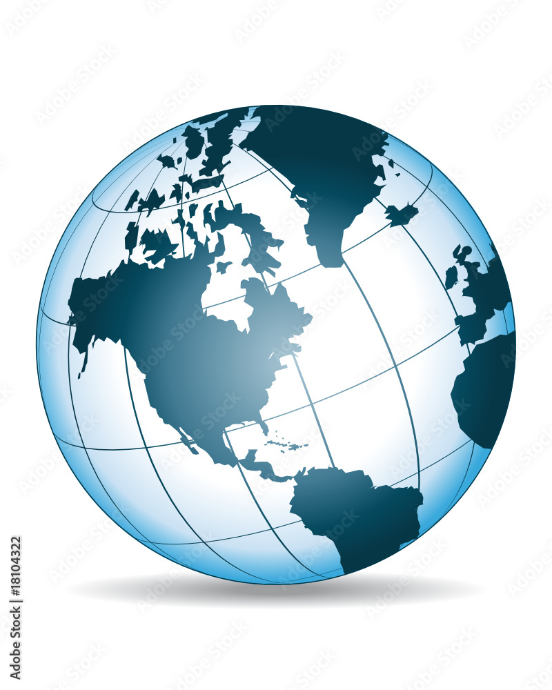 Globe american view Globe american view