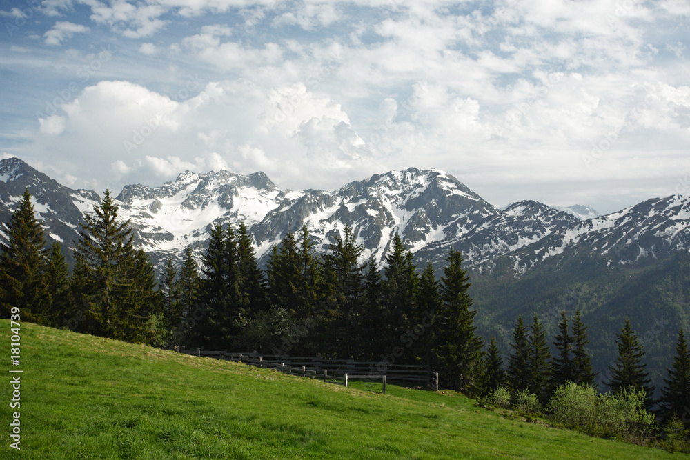 Alps mountain vista