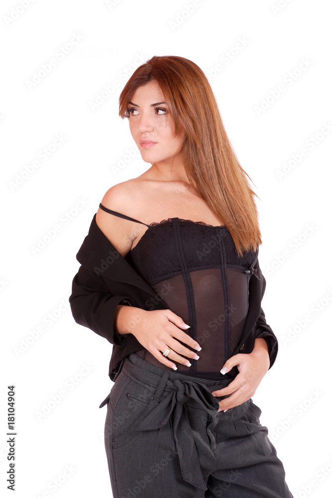 young attractive business woman young attractive business woman