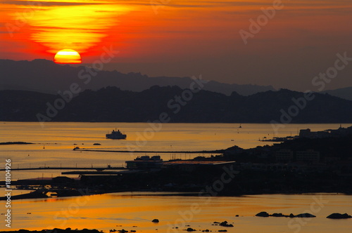 tramonto a la maddalena