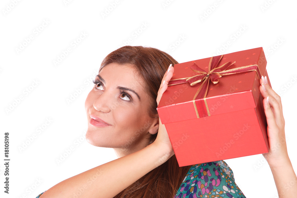 winter portrait of a beautiful young smiling woman winter portrait of a beautiful young smiling woman