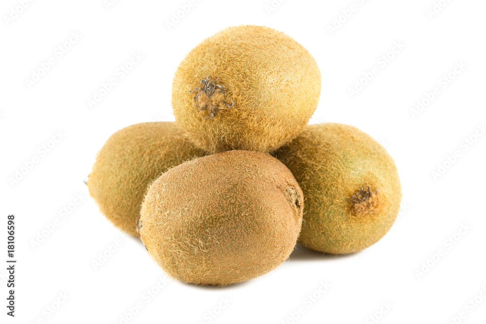 pile of kiwifruits isolated on white background pile of kiwifruits isolated on white background