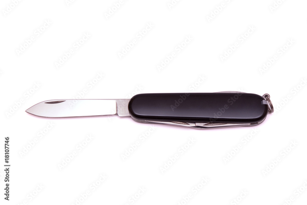 swith knife with one open blade isolated swith knife with one open blade isolated
