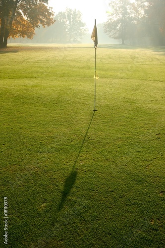 Morning on a golf course