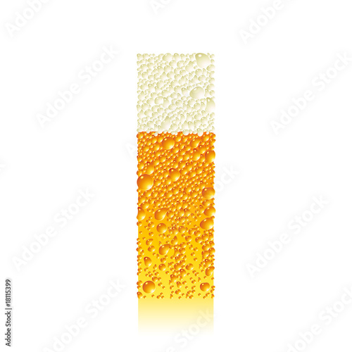 alphabet beer I