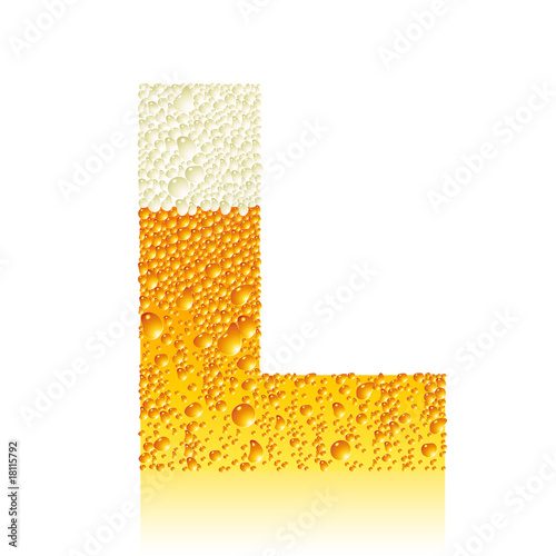 alphabet beer L