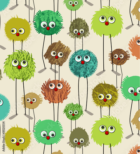motif monstres & textures