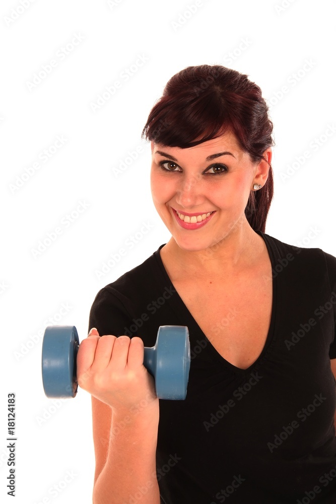 Smiling Exercise Beauty Girl Smiling Exercise Beauty Girl