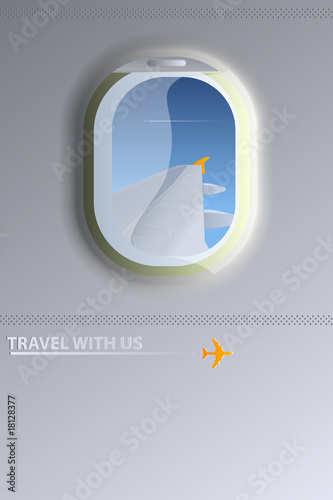 Airplane window