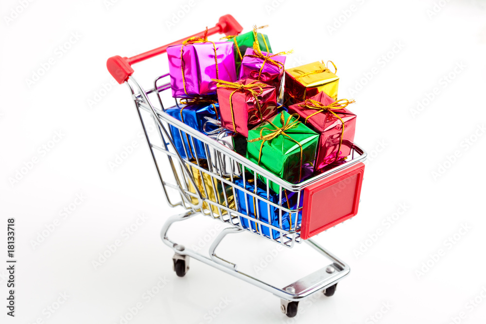 gift basket, gift shop,Christmas gift,   many-coloured