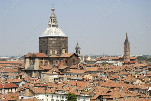 aerial view of Pavia