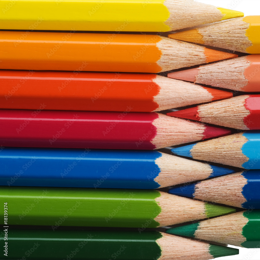 Naklejka premium color pencil