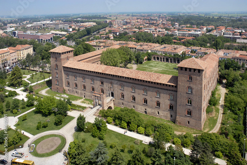 Photography aerial view of Pavia
