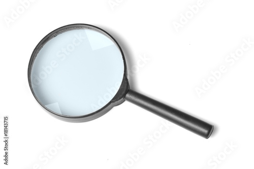 Loupe on a white background