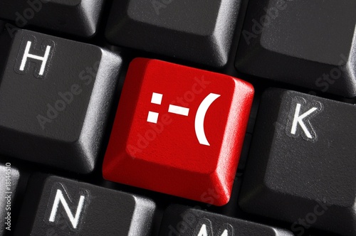 Obraz na plátně negative smilie