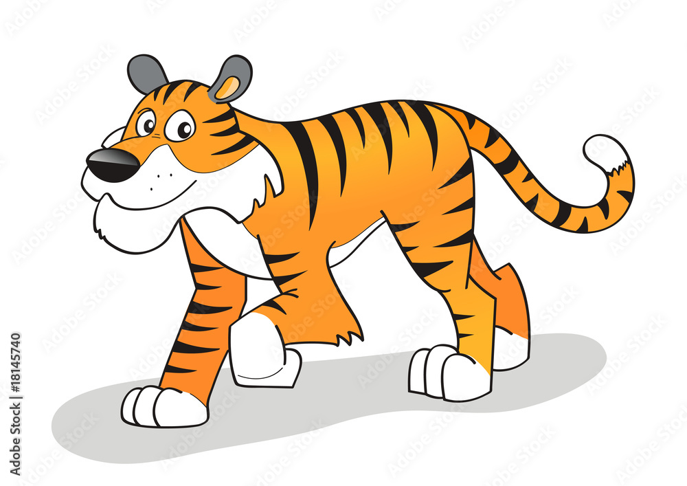 Obraz premium Cute tiger