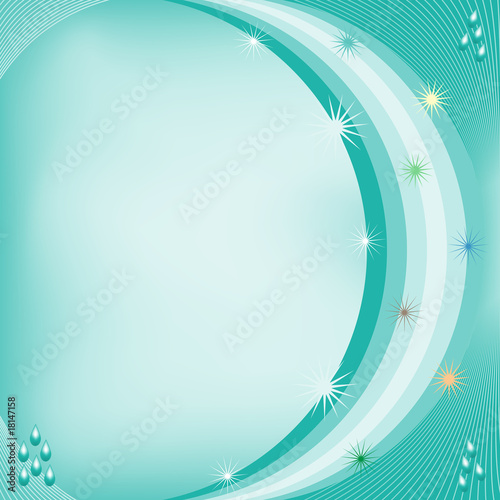 Blue abstract background template  copy space for text