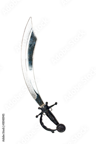Фотография Isolated Steel Pirate Cutlass Sword
