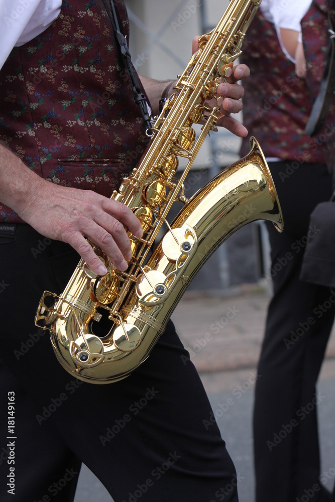 Naklejka premium Saxophon