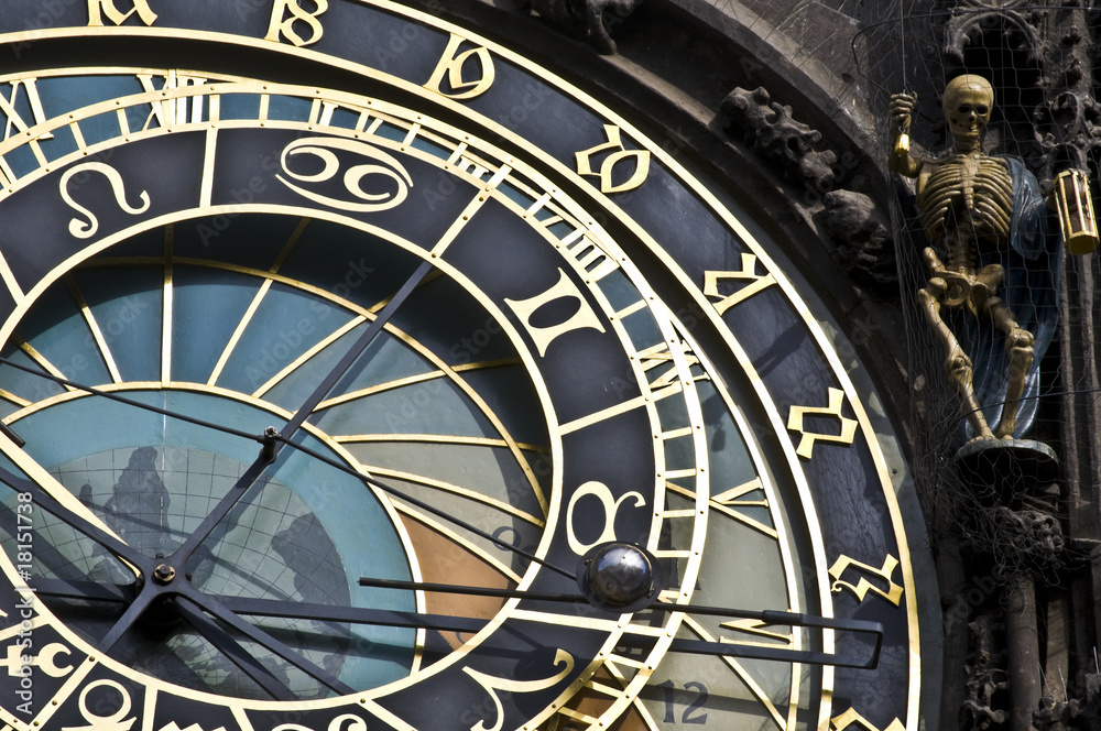 Naklejka premium Astronomical clock
