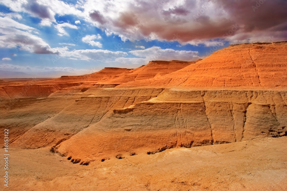 Naklejka premium Ridge of hills.