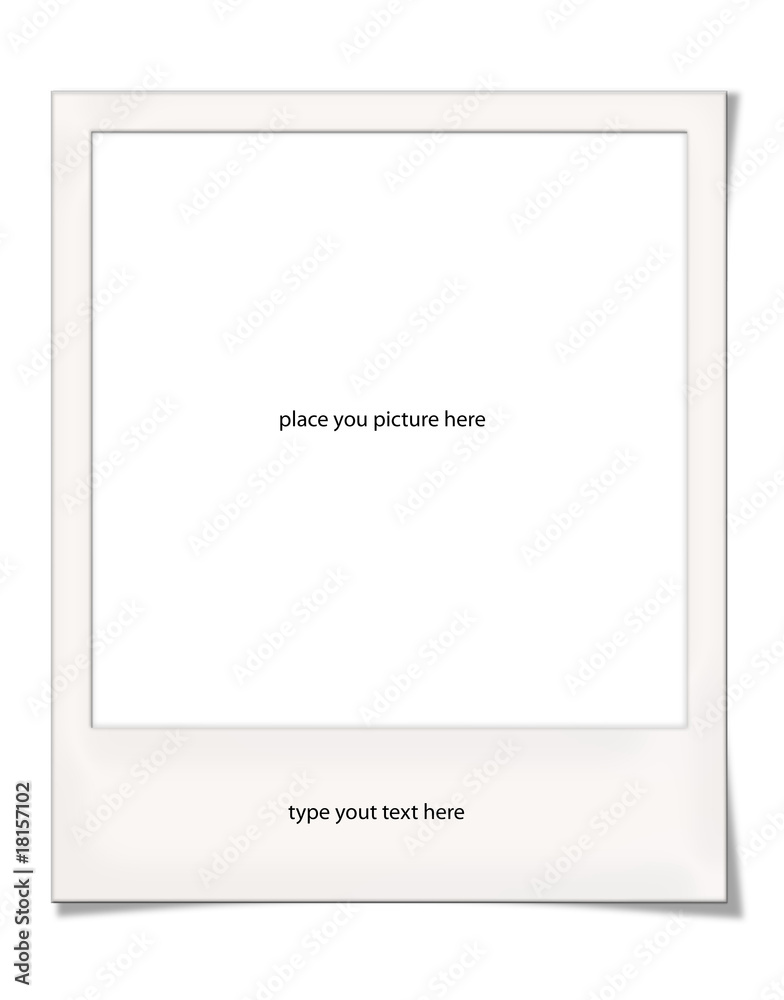 polaroid cornice Stock Illustration | Adobe Stock