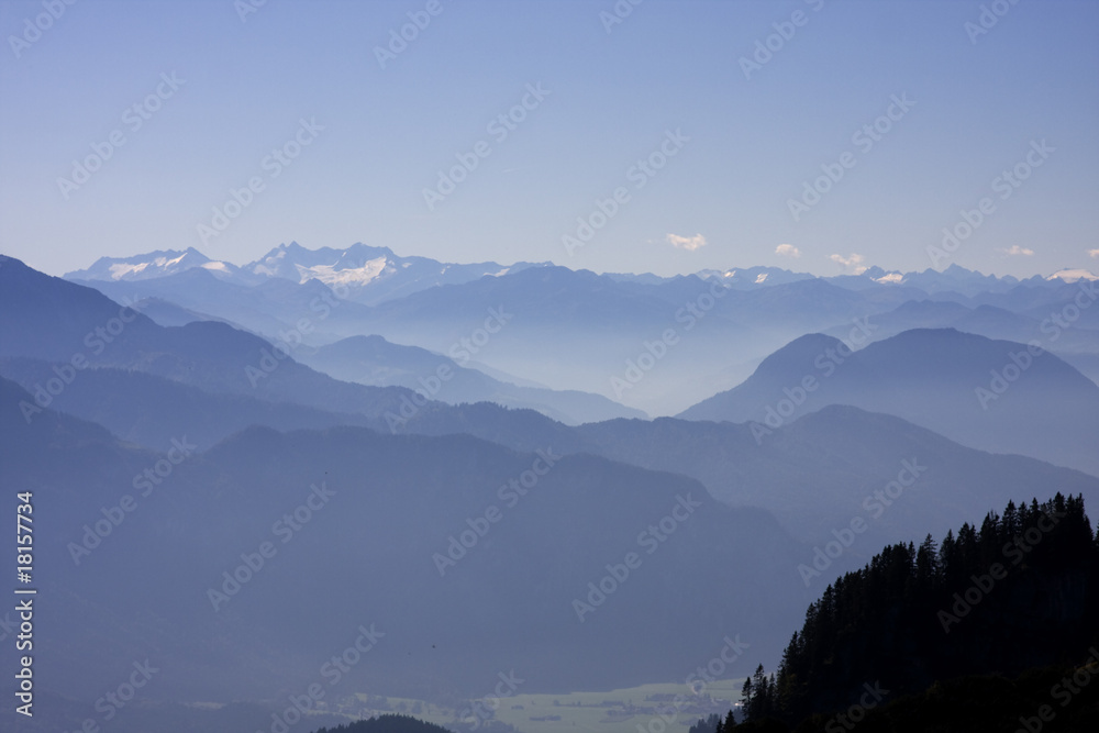bergsilhouette bergsilhouette