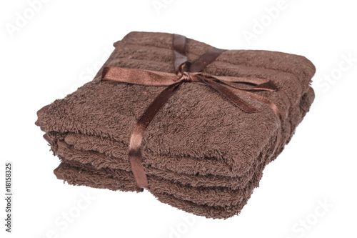 Brown towels