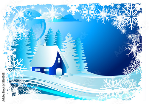 paysage de Noël