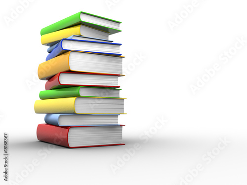 Wallpaper Mural Books stack Torontodigital.ca