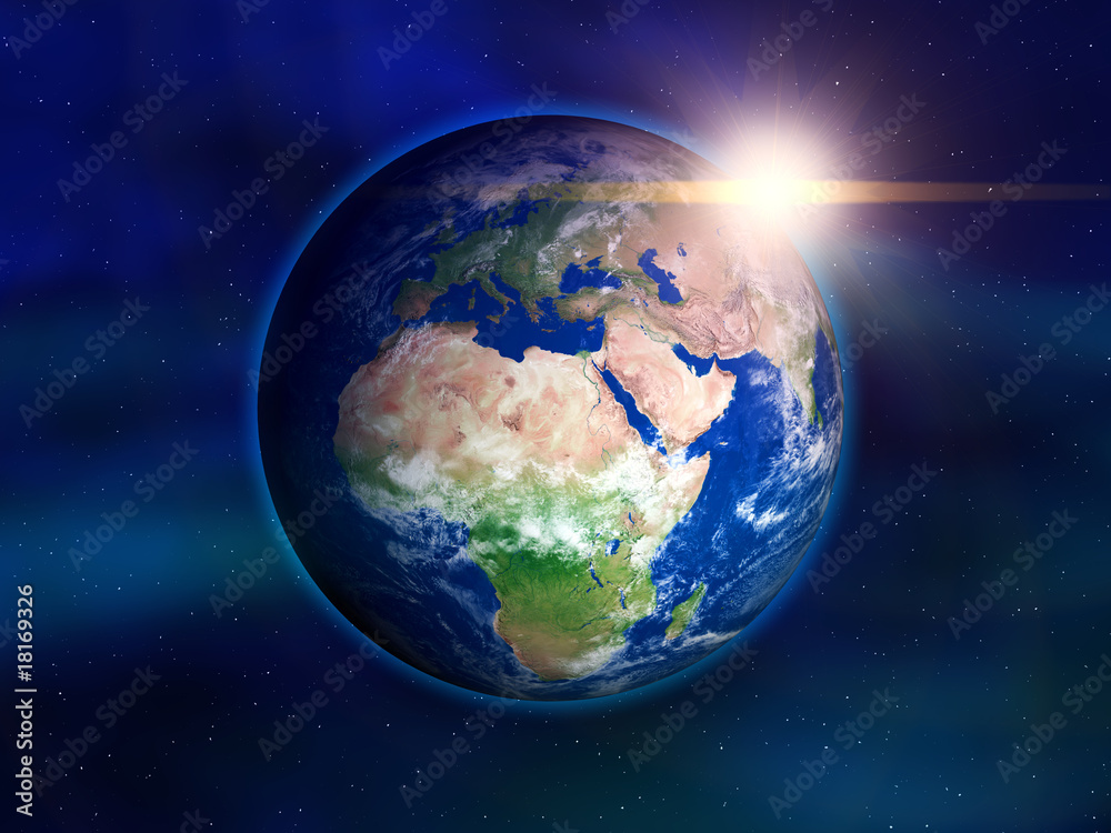 Naklejka premium Planet Earth