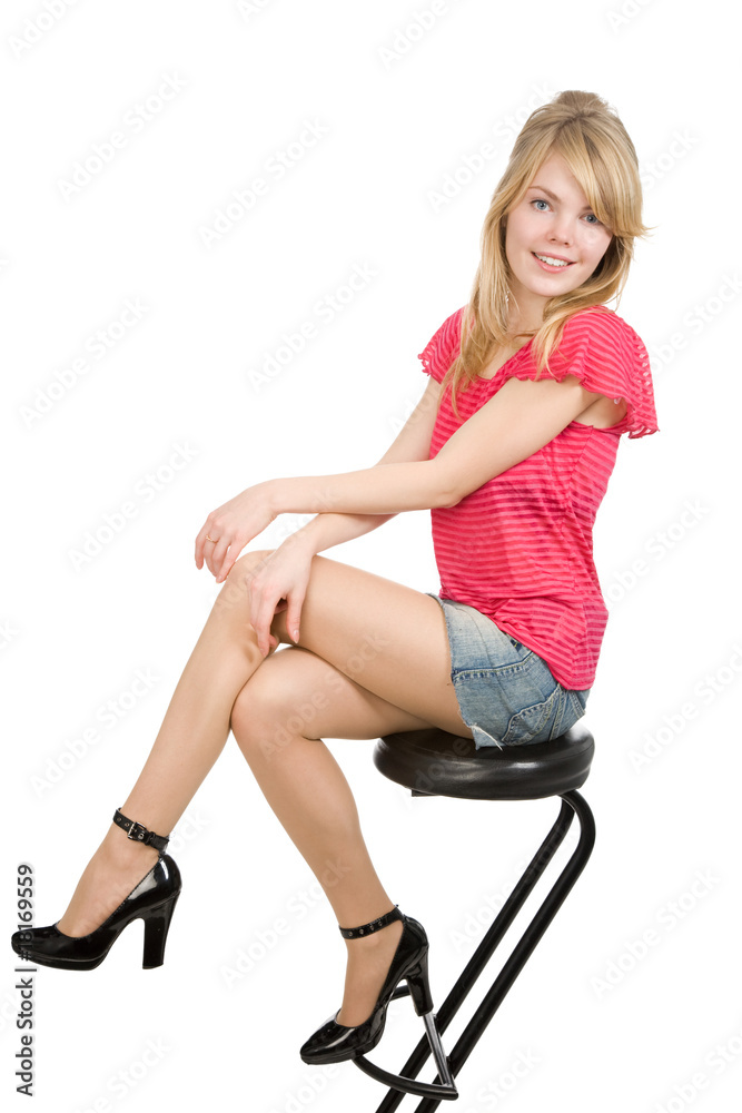 Fototapeta premium portrait of the blond woman