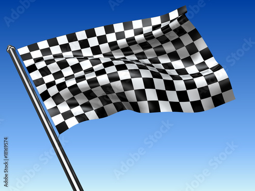 Racing checkered flag © Orlando Florin Rosu