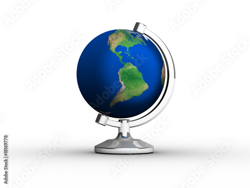 Earth globe