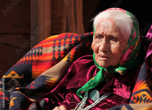 Elderly Native American Woman