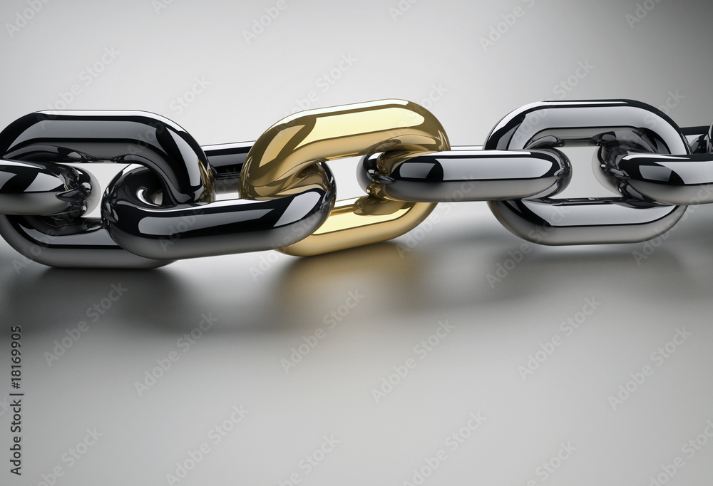 Obraz premium Golden link