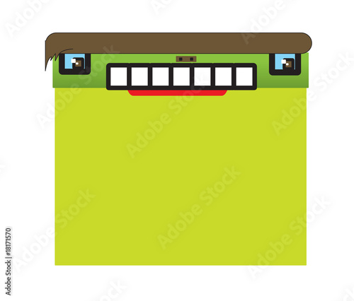 Funny web box cartoon