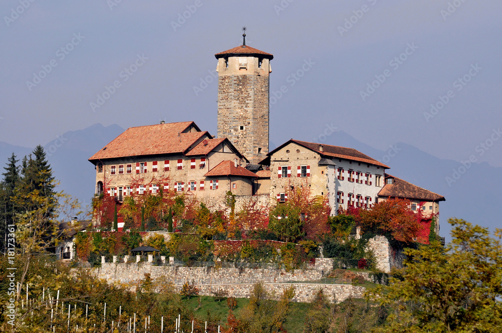 il castello di Tassullo, in Trentino
