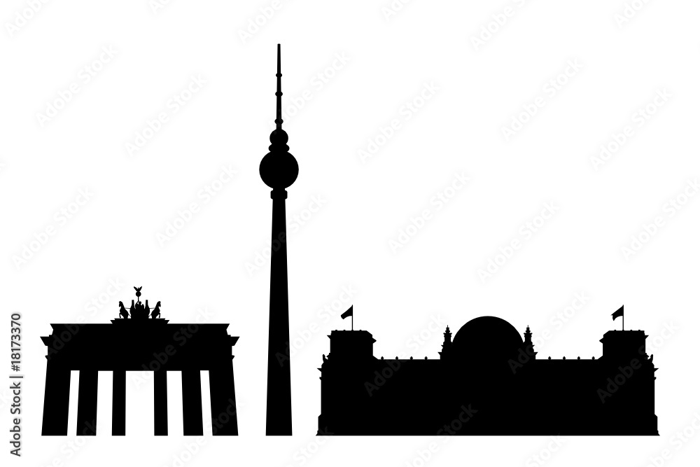 Naklejka premium wahrzeichen berlins I
