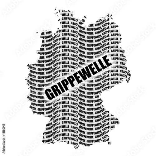 deutschlandkarte grippewelle I