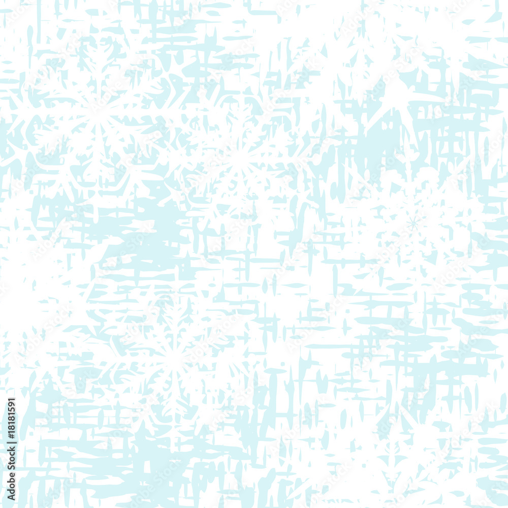 Fototapeta premium Winter background, snowflakes - vector illustration