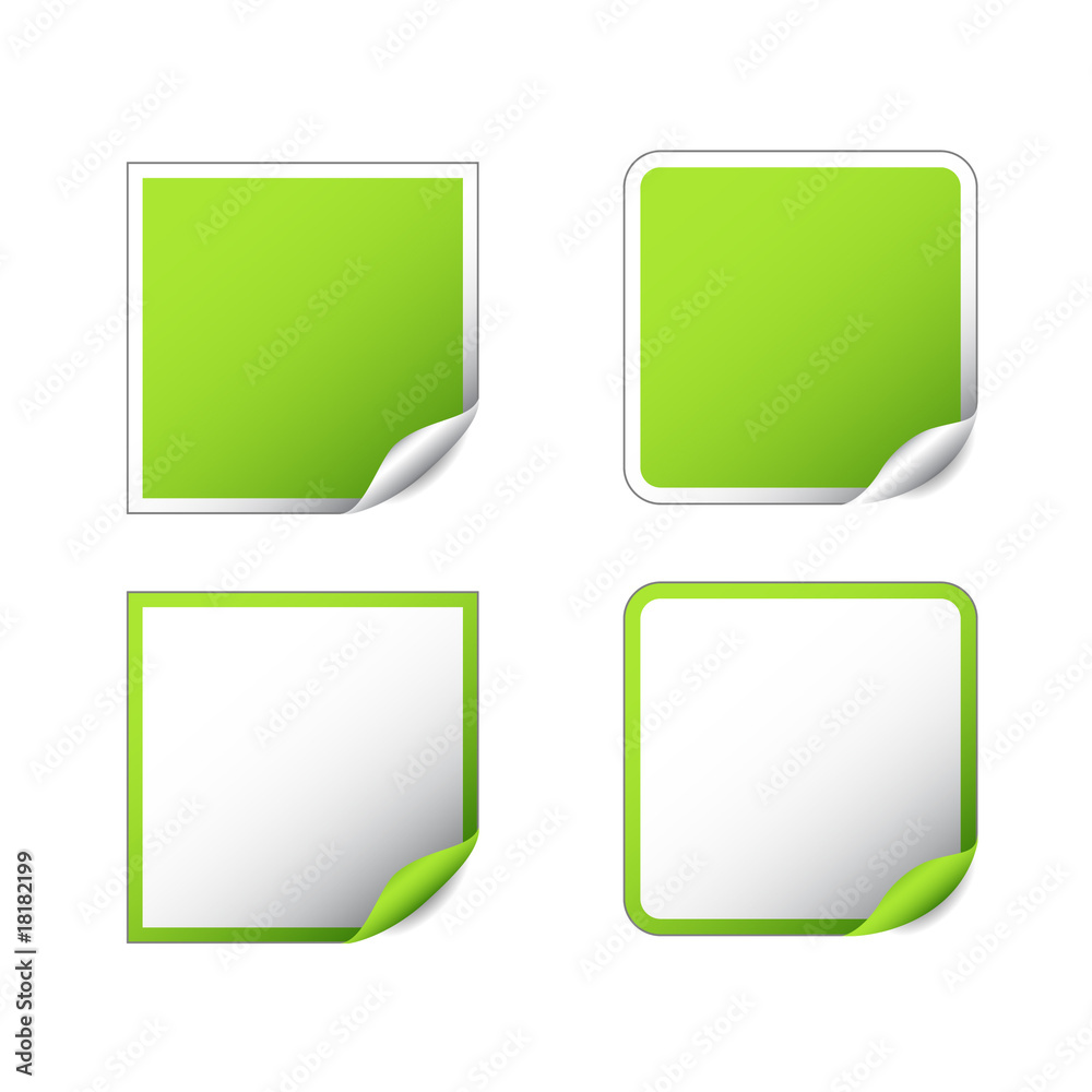 set of blank label stickers for ecological & bio projects set of blank label stickers for ecological & bio projects